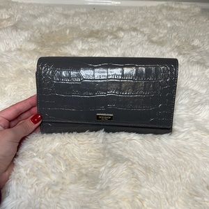 Gray Kate Spade wallet